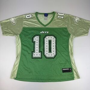 Reebok Womens Size XL New York Jets Football Jersey Chad Pennington #10
